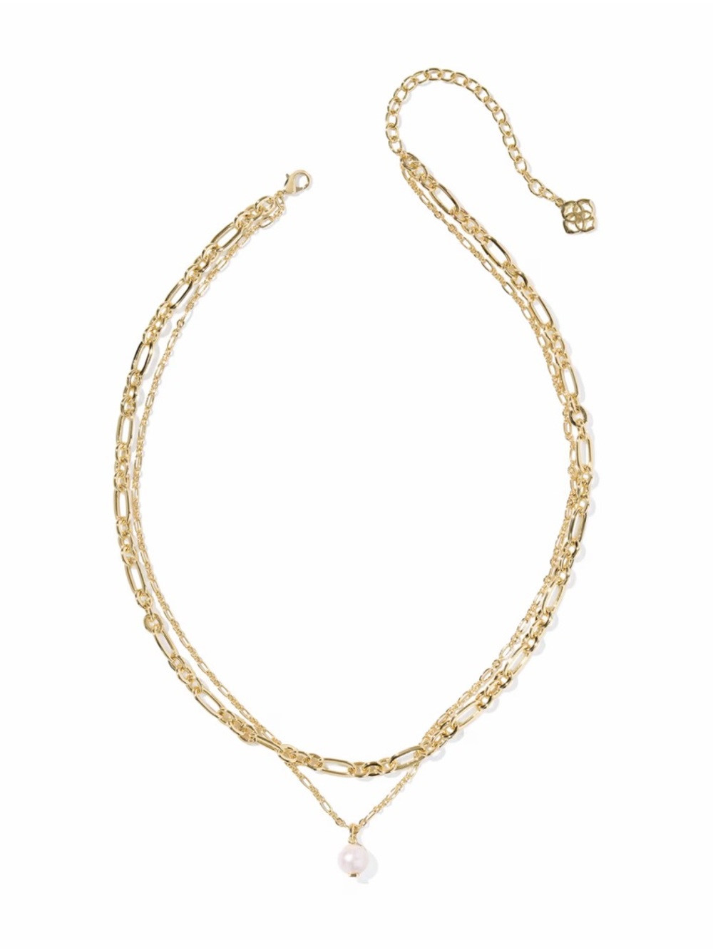 Kendra Scott Ashton Gold Multi Strand Necklace - Picture 2 of 5